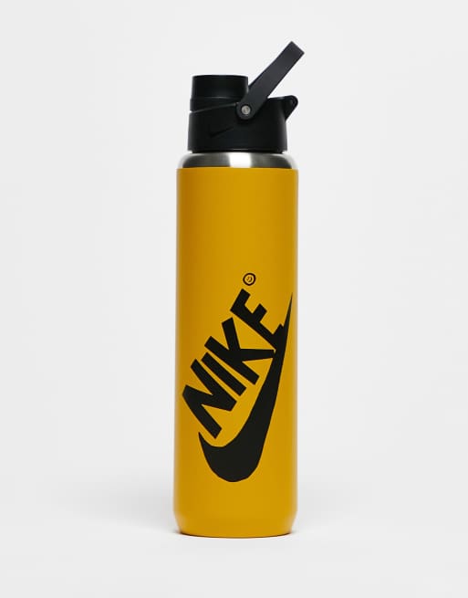 Nike Stainless Steel Recharge Chug Bottle in White/ Stainless Steel Recharge Chug Bottle Size 24oz