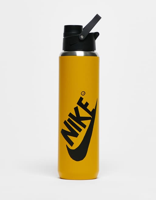 Nike - Recharge Chug - Bidon van 24oz met merkteken in geel