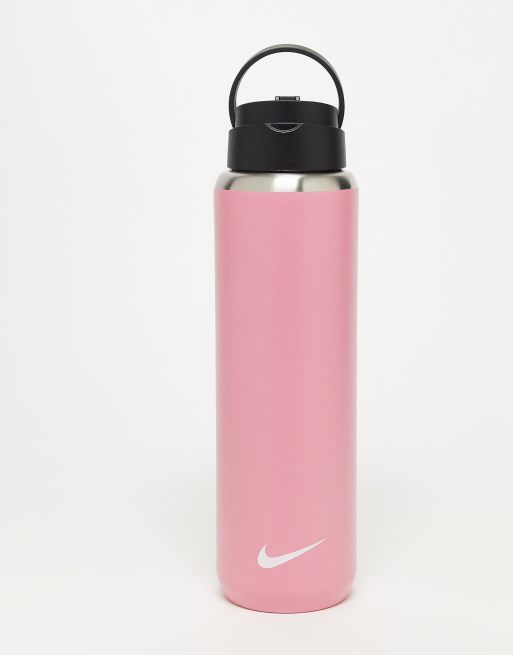 Nike - Recharge - Gourde 24 oz avec paille - Rose