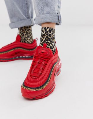 air max 97 red leopard outfit