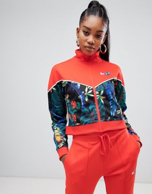 nike red tracksuit womens