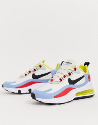 nike air max 270 react red and white
