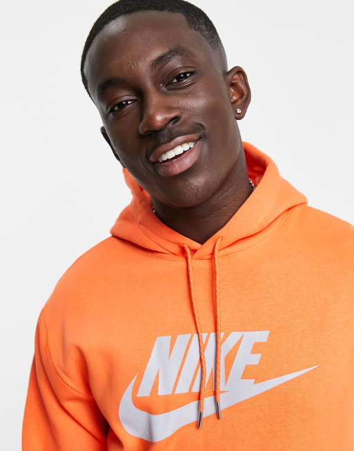 Nike hoodie outlet orange logo