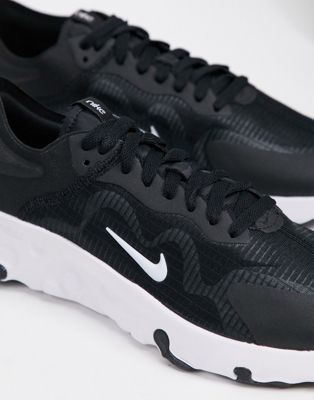 nike renew lucent trainers black