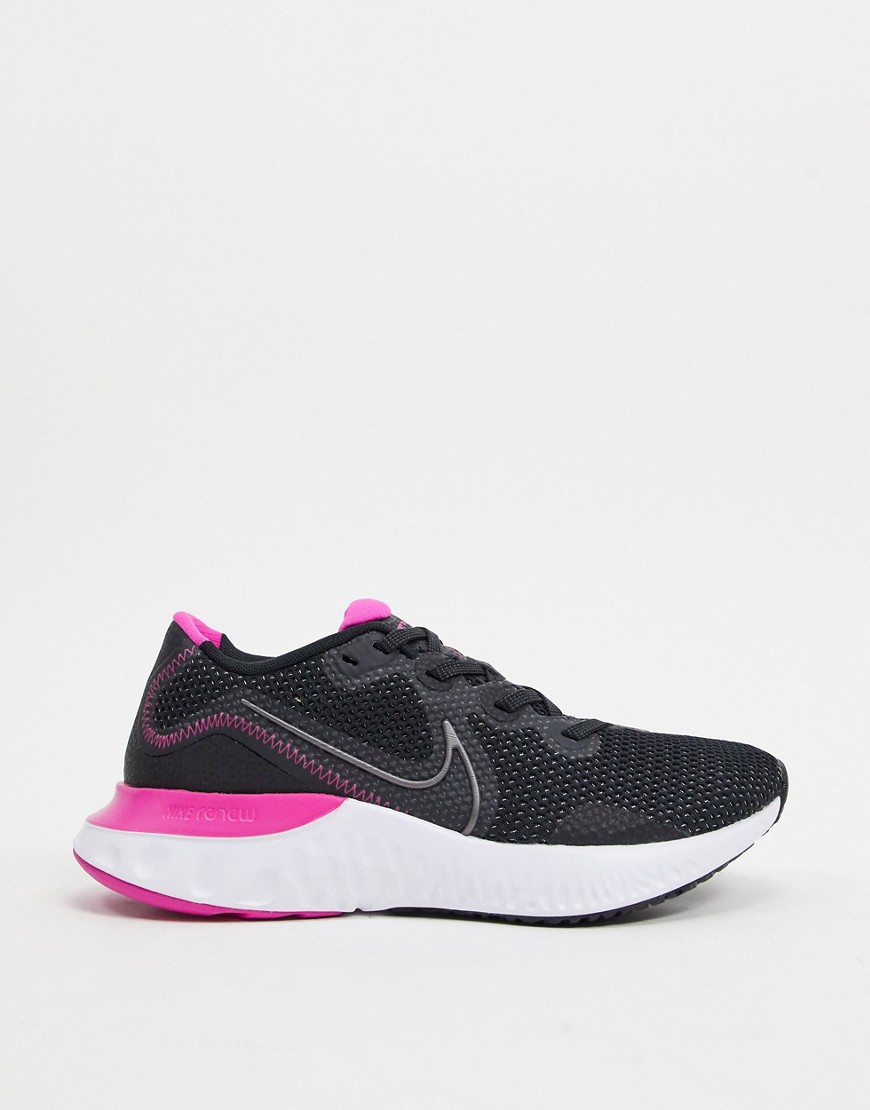 Nike - Renew Run - Sneakers in zwart