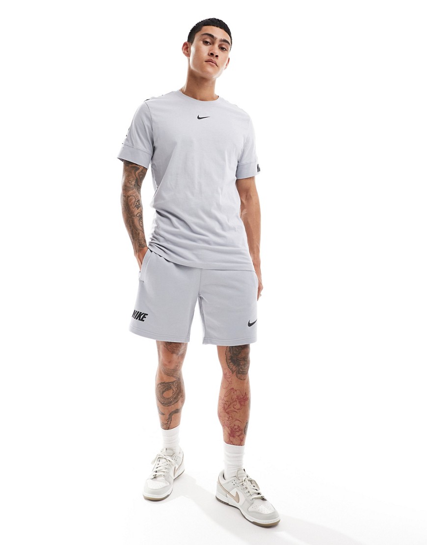 Nike Repeat jersey shorts in grey