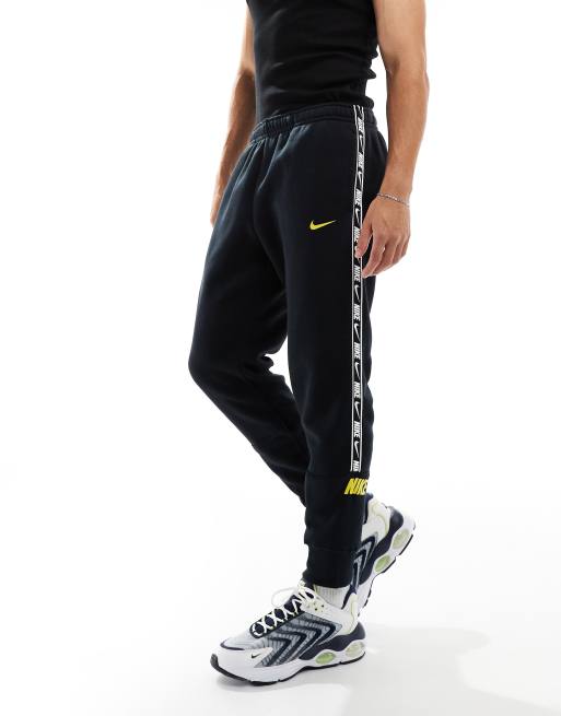 Nike Repeat logo joggers in black