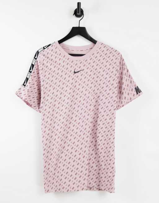 Nike Tape Short Sleeve T-Shirt - Pink - Mens, Compare