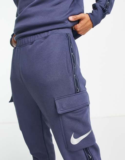 Nike Repeat Pack cargo jogger in thunder blue