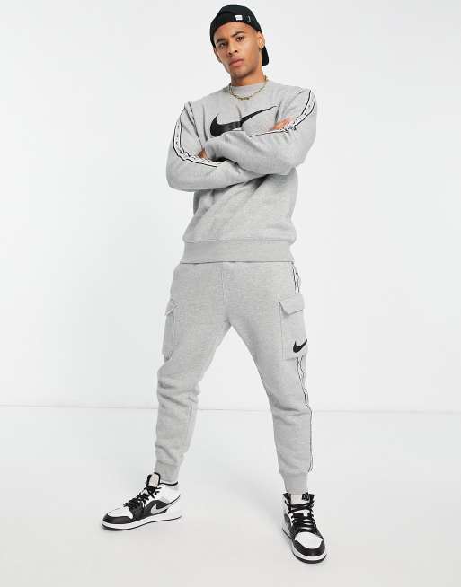 Nike cargo 2025 tracksuit grey