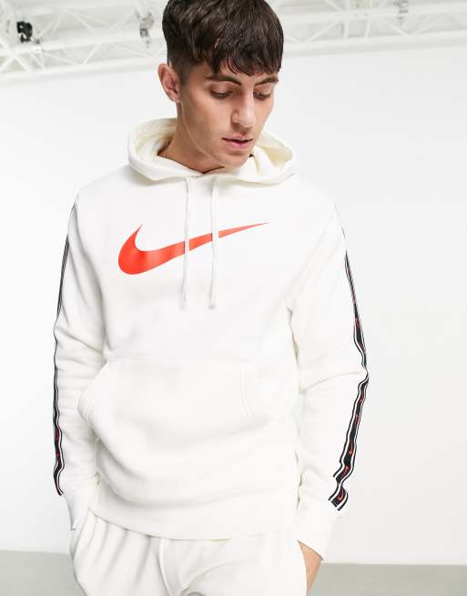 Nike Repeat Pack crew neck hoodie in sail | ASOS