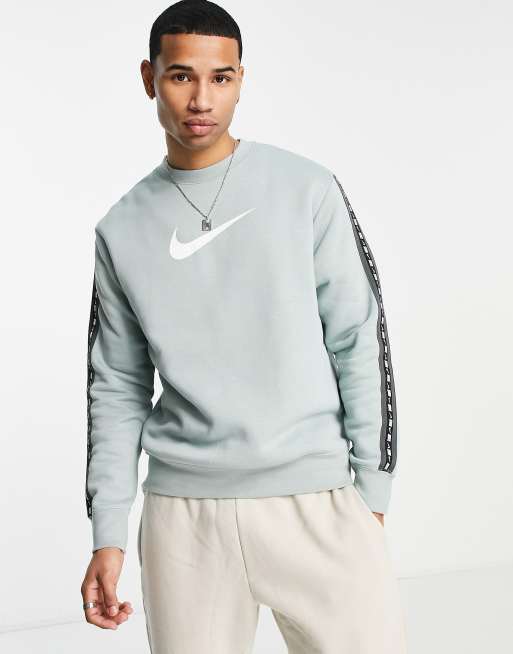 Nike - Repeat Pack - Felpa color salvia con fettuccia con logo