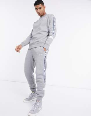 nike repeat tracksuit grey