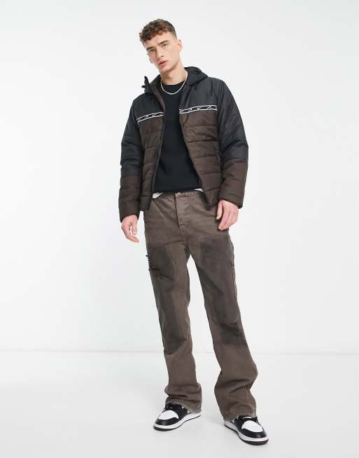 Nike Repeat Pack hooded synthetic fill puffer jacket in baroque brown, 4 of 4
