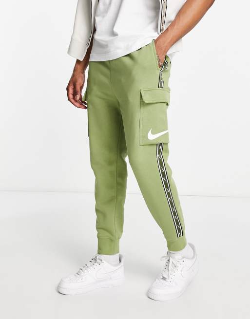 Nike - Repeat Pack - Kakigrønne cargo-joggingbukser