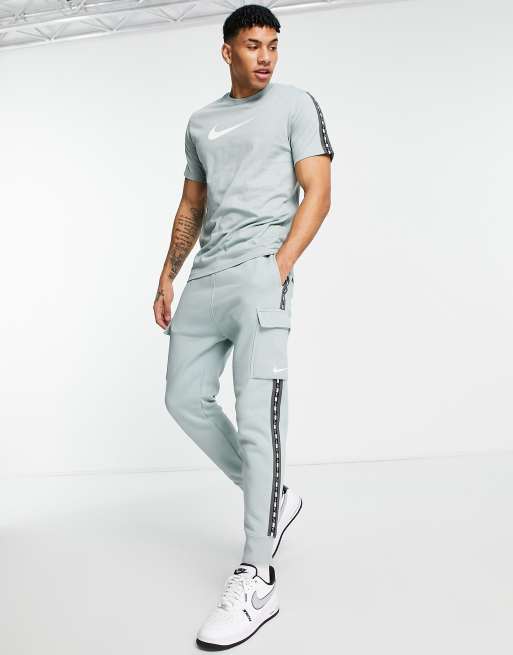 Nike Pack taped joggers in sage | ASOS