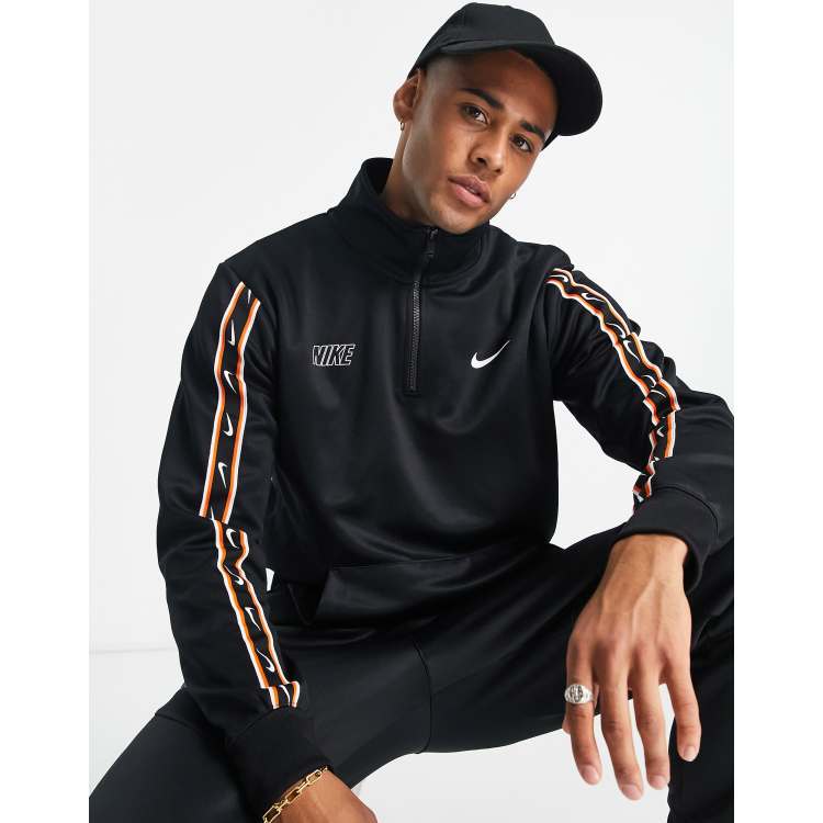 Nike taped poly half cheap zip hoody