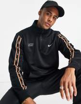 Nike circa pack half zip sweat in coconut milk | ASOS