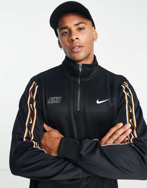 Nike jacket clearance black and gold