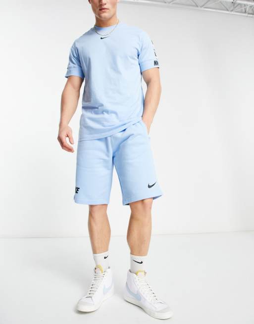 Short shop bleu nike