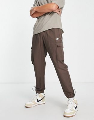 Nike Repeat Pack woven jogger in baroque brown