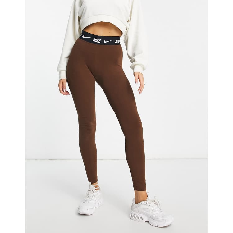 Brown Volleyball Tights & Leggings. Nike IE