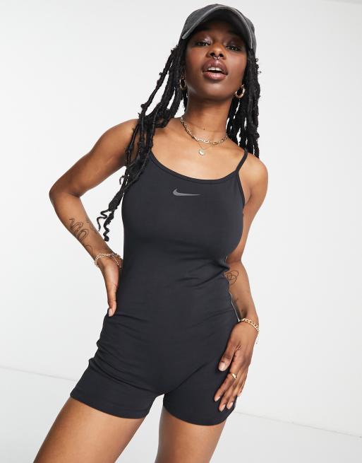 Nike Repeat Tape unitard in black | ASOS