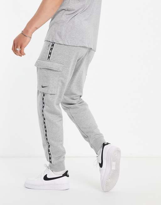 Nike repeat tape discount poly pant grey