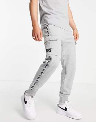 Nike Repeat taping fleece cargo joggers 