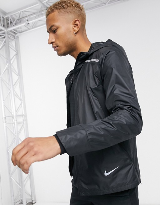 Nike Running repel jacket in black