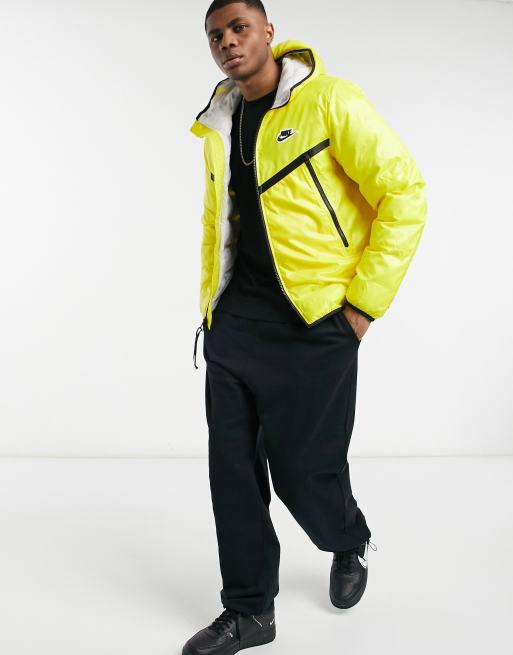 Nike yellow shop puffer jacket