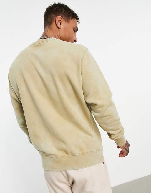 Front Arch Logo Sweatshirt Beige/スウェット Nike Retro Arch logo sweatshirt in beige | ASOS