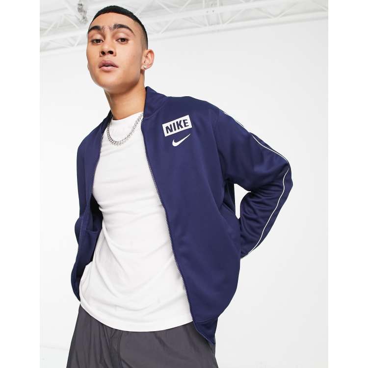 Mens blue outlet nike jacket