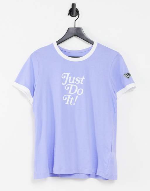 T shirt nike store just do it femme