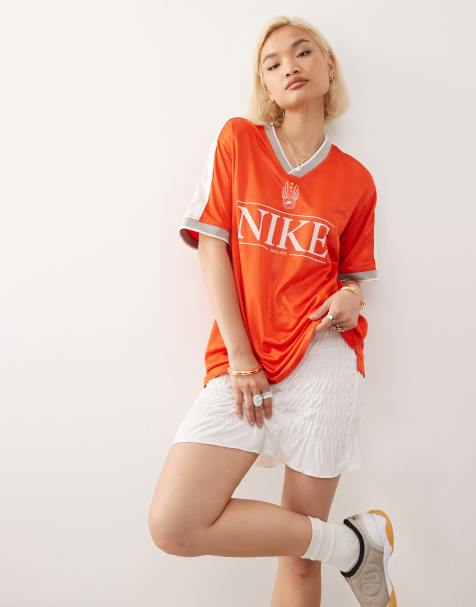 Nike - Retro Football - Maglia rossa con scollo a V - view 1