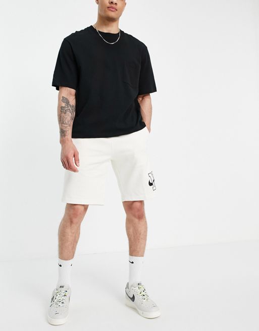 Nike, Nike Sweat Shorts With Retro Logo at ASOS