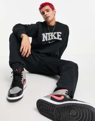 Nike Retro logo heavyweight sweatshirt 