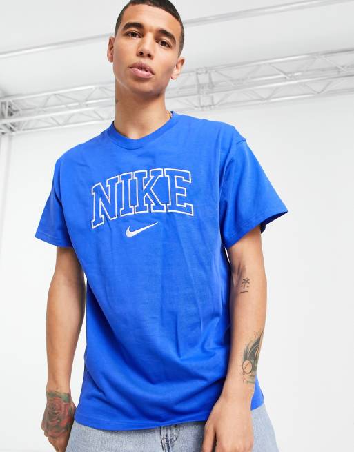 Royal blue nike t shirt sale