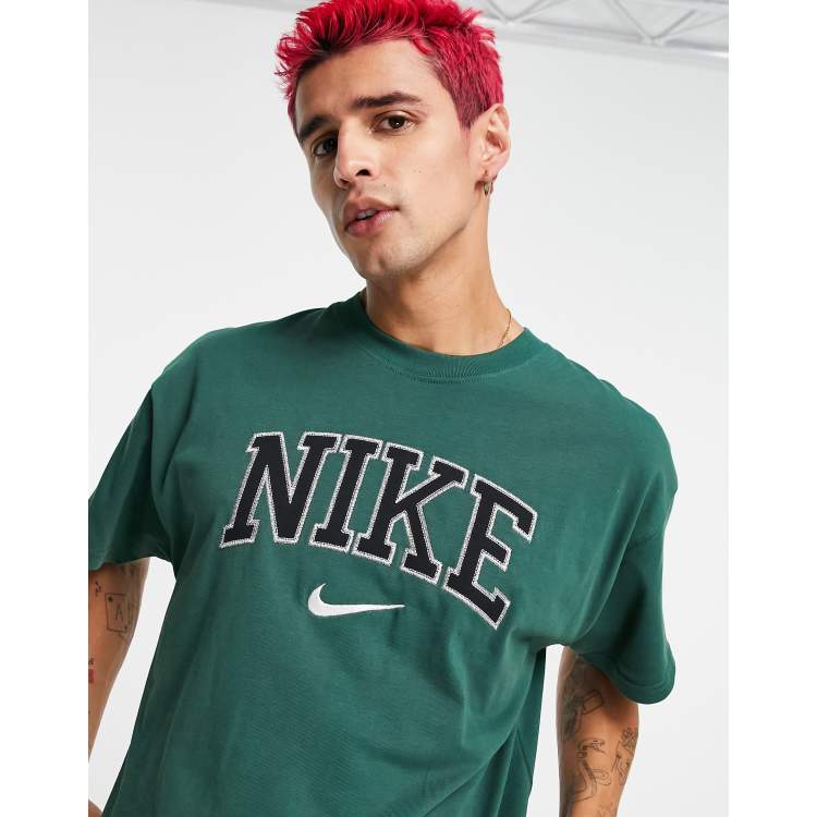 Dark green shop nike shirt