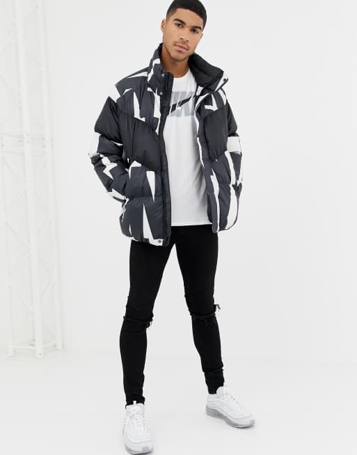 Nike down fill hotsell all over print jacket