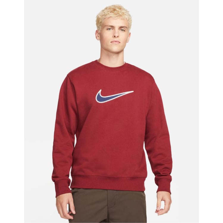 Sweat shirt homme discount logo swoosh nike