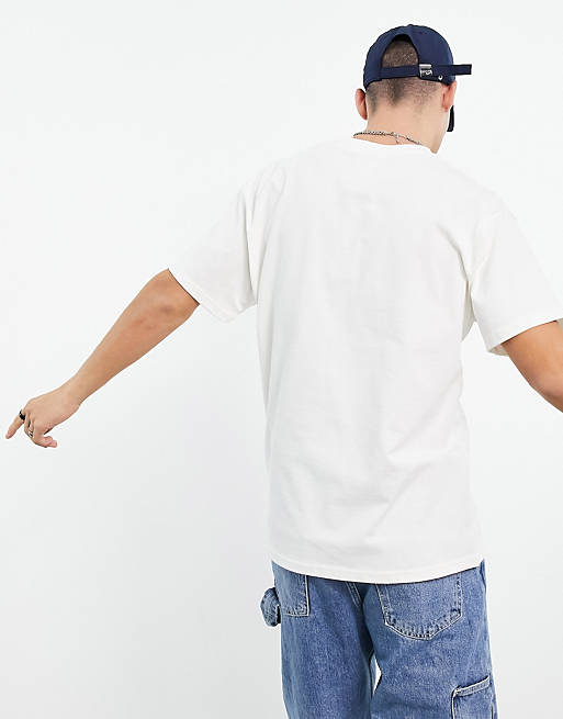 T-Shirts & Vests Nike Retro swoosh logo heavyweight t-shirt in off white 
