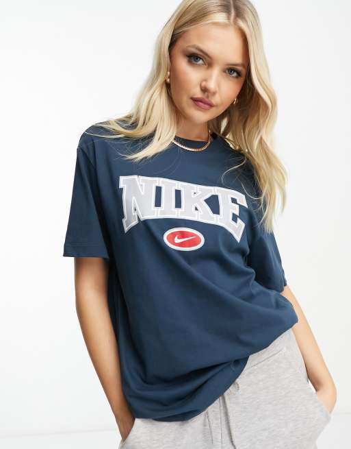 Nike t-shirt in armory navy | ASOS