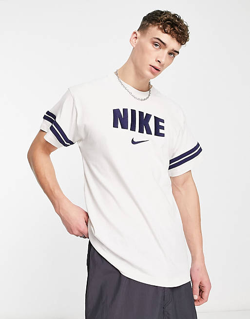 Nike Retro t-shirt in off white | ASOS