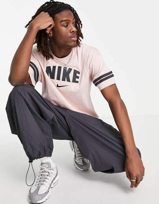 Nike – Retro – T-Shirt in Oxford-Rosa, 4 von 4
