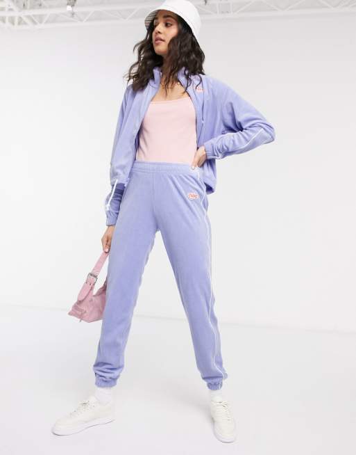 Lilac store nike tracksuit