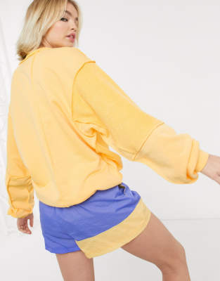 yellow nike sweater