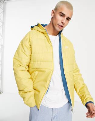 Nike reversible jacket in blue and yellow - ASOS Price Checker