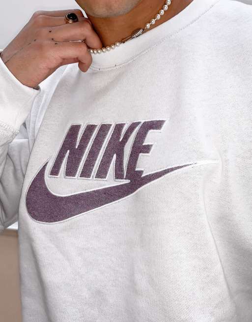 Nike revival crew best sale neck sweat in grey