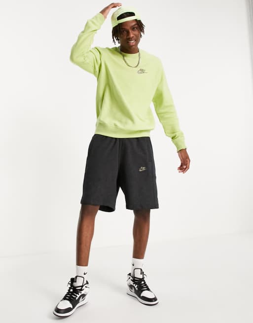 Felpa nike sale lime